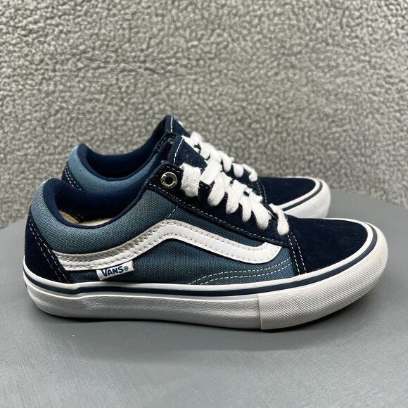 VANS Old Skool Pro Men's Sneakers | Blue Mens Size 4.0 | VN000ZD4Y28 | EUC - Picture 2 of 14